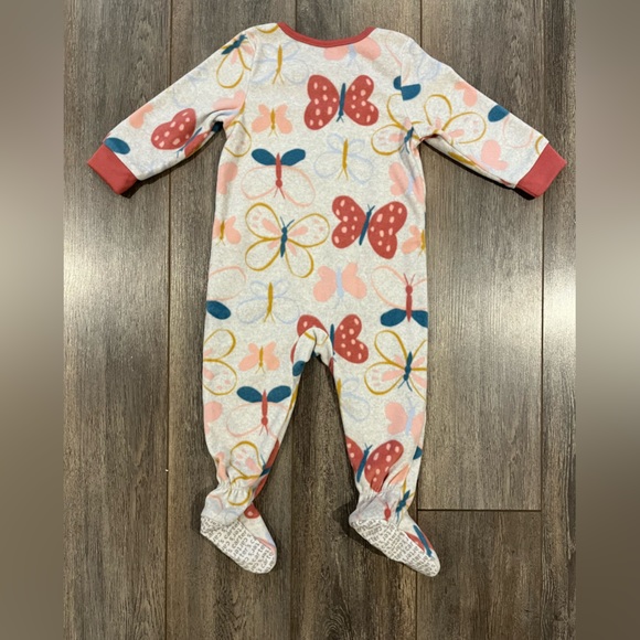 2 Carters Fleece Footed Sleepers - Picture 12 of 13